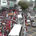 Manifestantes seguem em passeata contra reforma previdenciária e trabalhista