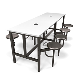 OFM Powered Table with Swivel Out Seats OFM Powered Table with Swivel Out Seats