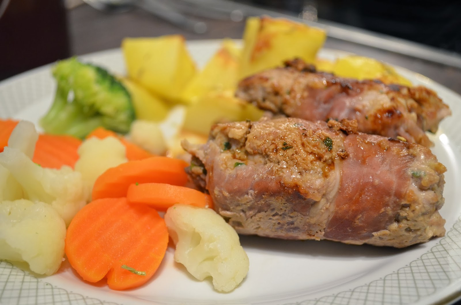 Veal Involtini Stuff and Spice