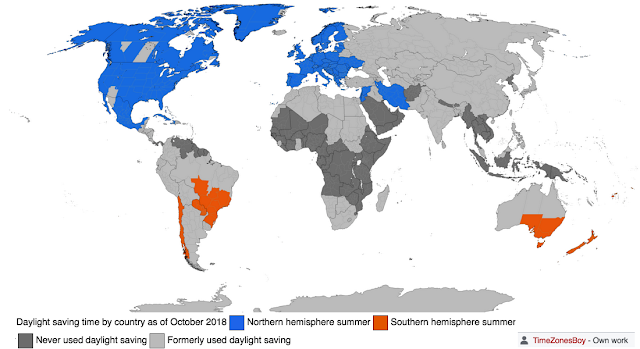 Time change world map- Which countries follow spring forward and fall back? Time change world map- Which countries follow spring forward and fall back?