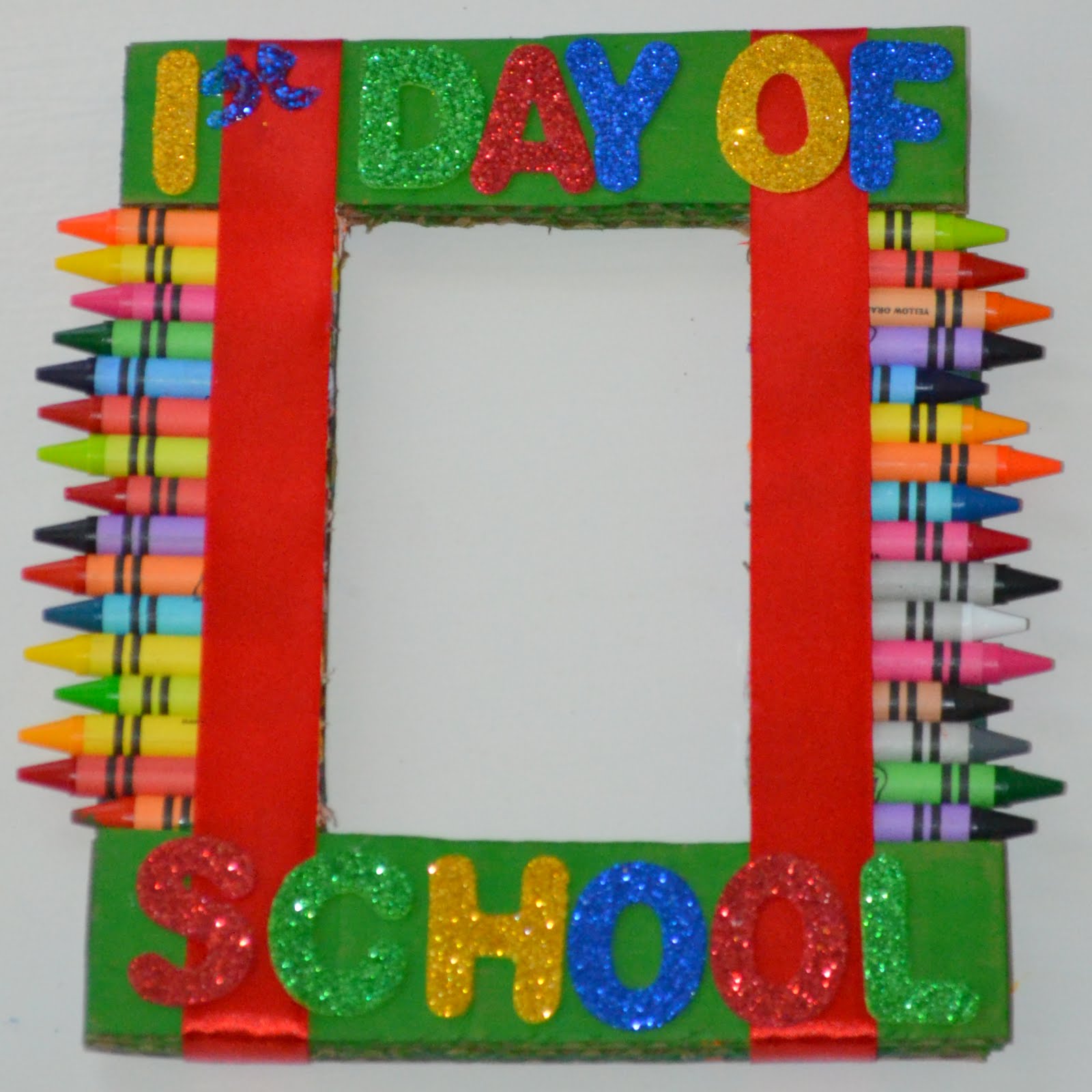 First Day of School Photo Frame Craft Mom On Timeout