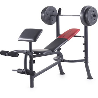 Dollar Savers Weider Pro 265 Standard Bench With 80 Lb Vinyl