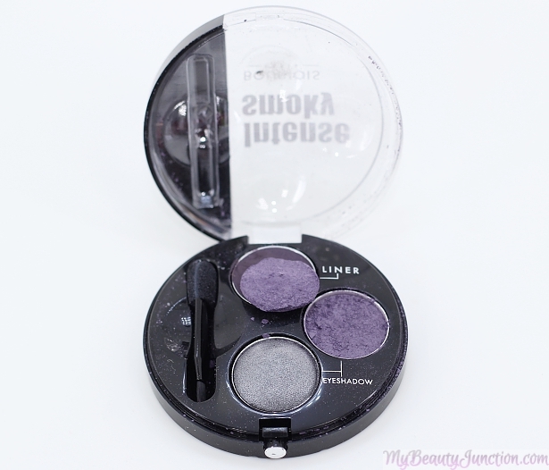 Bourjois Intense Smoky Eyeshadow and Liner Trio review, swatches