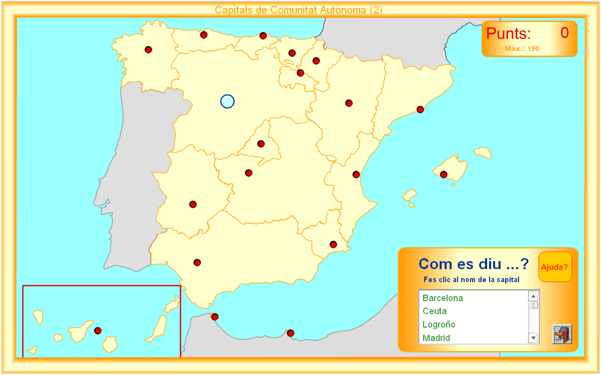 L'actual organització territorial d'Espanya, segons el que estableix la constitució de l'Estat vigent, reconeix tres nivells d'autonomia: els municipis, les províncies, i les comunitats autònomes. D'acord amb l'article 143, les comunitats autònomes es conformen com a exercici del dret a l'autonomia reconegut per a les nacionalitats i regions que integren l'Estat espanyol. Aquestes comunitats autònomes són formades per províncies amb característiques històriques, culturals i econòmiques comunes o per territoris d'entitat regional històrica. Les autonomies gaudeixen d'autonomia legislativa i competències exclusives així com de la facultat d'administrar-se mitjançant llurs propis representants.  A partir de la promulgació de la constitució, el 1978, va començar un procés de devolució de poders, com a dret i no pas com a obligació per a les nacionalitats i regions, per mitjà del qual, amb el pas dels anys, ha dut a la formació de 17 comunitats autònomes i 2 ciutats autònomes.