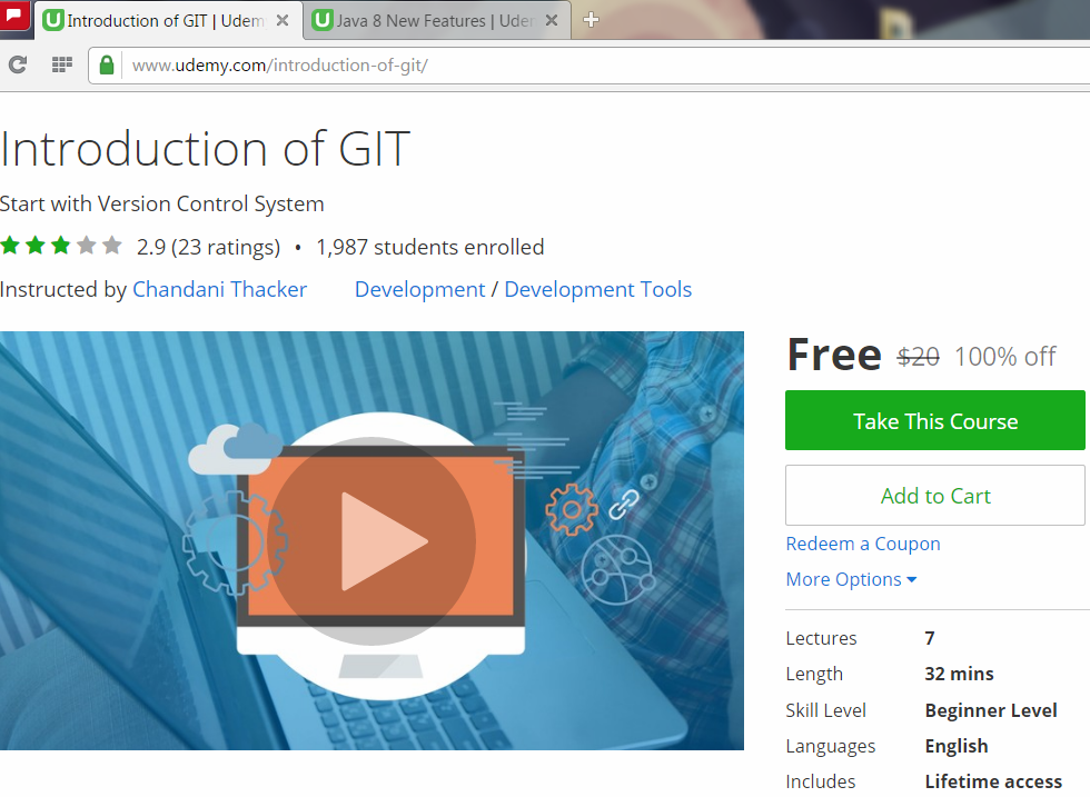 Get 100% OFF Coupon For GIT Course