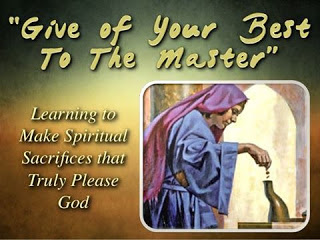 Spiritual Sacrifices That Truly Pleases God