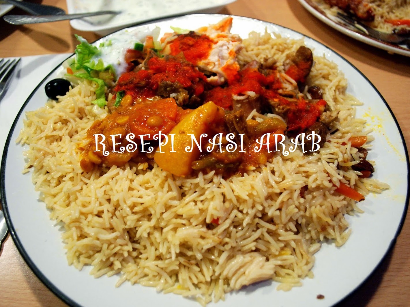 Resepi Nasi Arab.  RESEPI