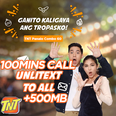 TNT Panalo Combo 60 - PC60 : Unli All Net Text + 500MB + 100mins Tri-net Call for 7 Days