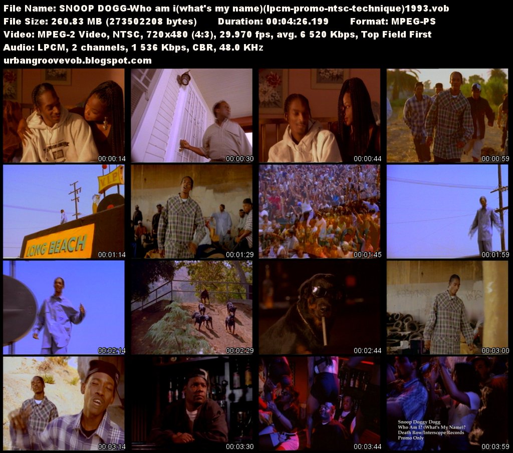 Urban Groove Vob Collection Snoop Doggy Dogg Who Am I(What