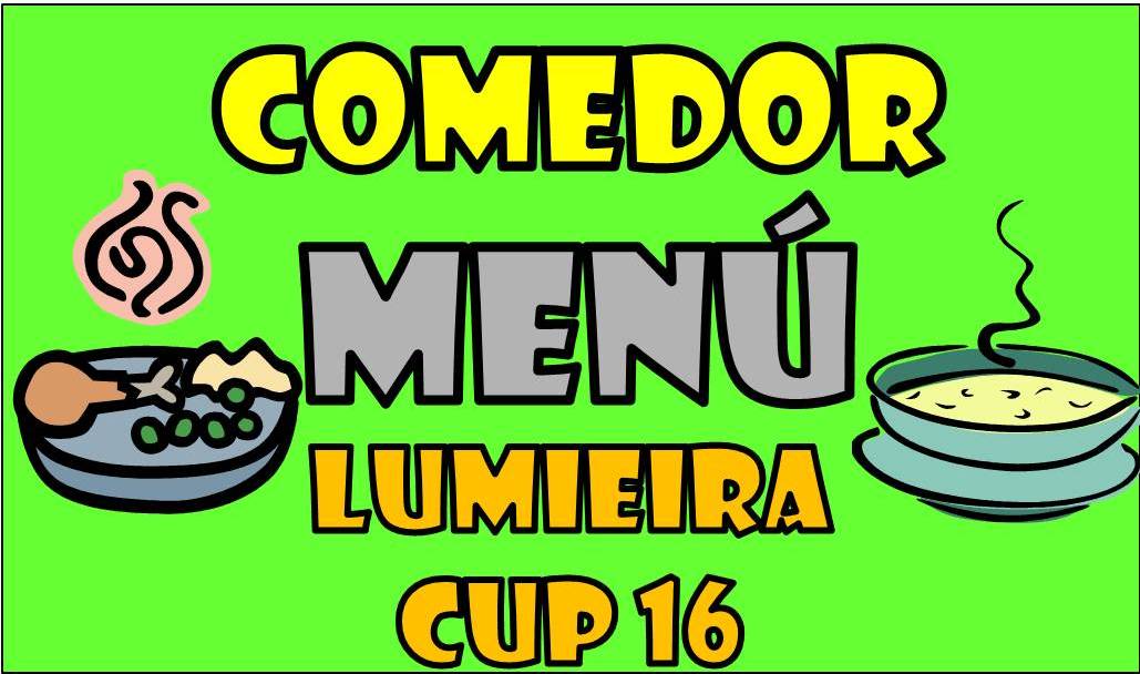 MENÚ COMEDOR