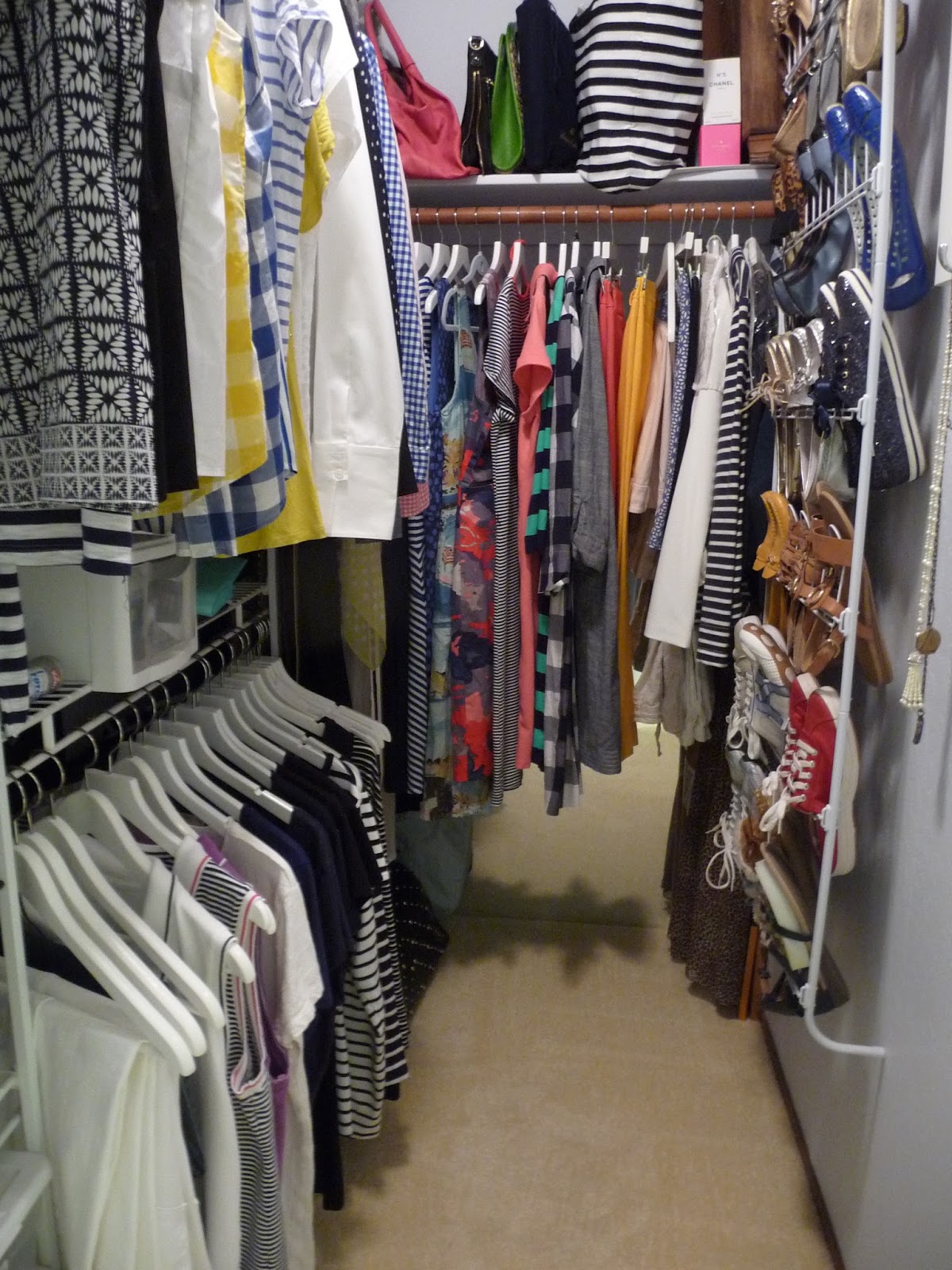 Good Life of Design: INSIDE MY CLOSET and HOW TO COLOR CODE