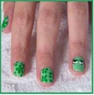 Nail Design using Disgust´s Grody Greens.