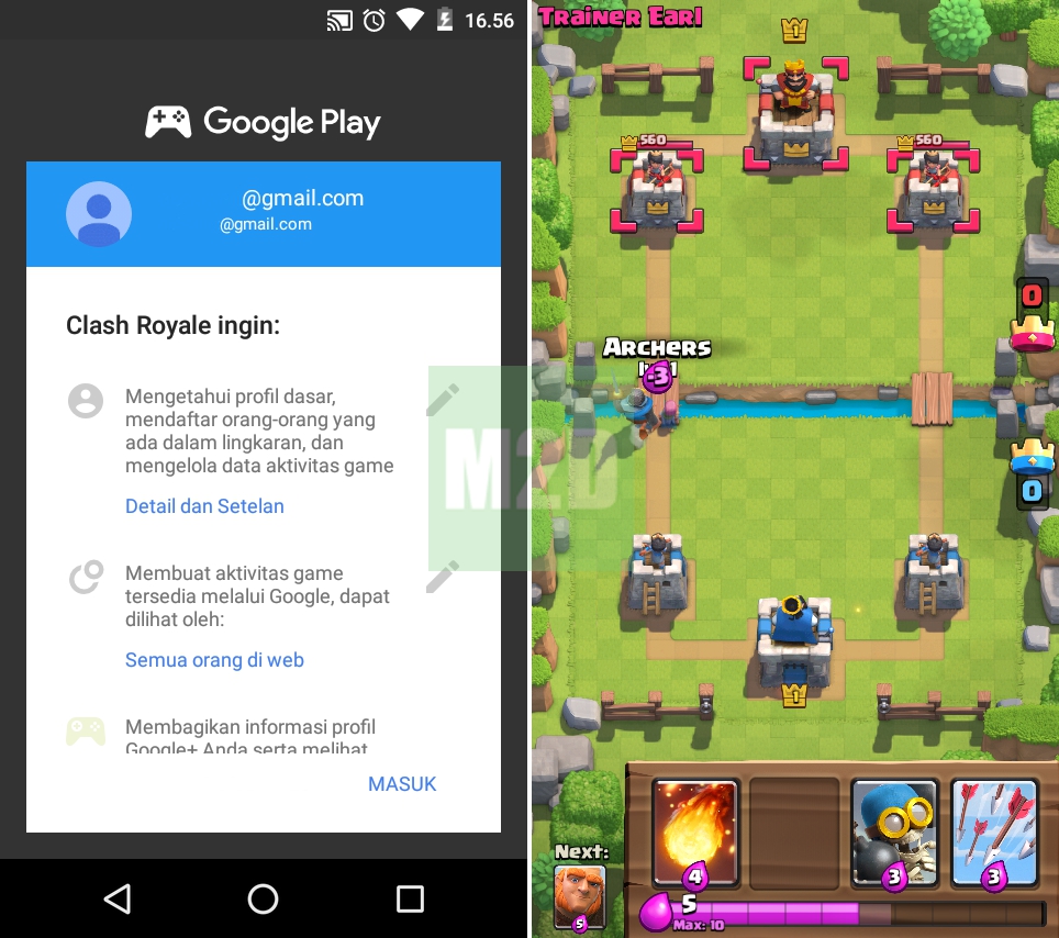 Cara Main Dua Akun Clash Royale dalam Satu Perangkat Android