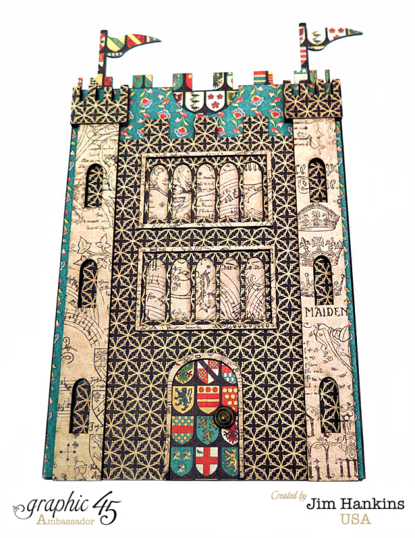 The Gentleman Crafter Castle Card Today on Graphic 45!