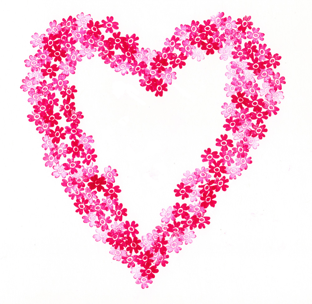 heart flowers clipart - photo #43