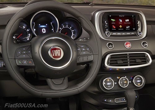 Fiat 500X Dashboard and Infotainment 