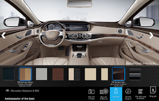 Màu nội thất ốp gỗ Designo Sunburst Myrtle màu Nâu bóng Mercedes Maybach S600 2017 Nội thất Mercedes Maybach S600 2017 màu Vàng Silk / Nâu Espresso (505)