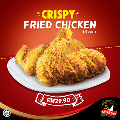 Kedai Ayamas Ayam Goreng Crispy Fried Chicken 9pcs RM29.90