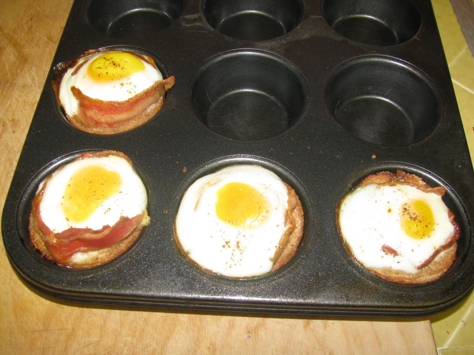 Shamrocks and Shenanigans: Muffin Tin Eggs