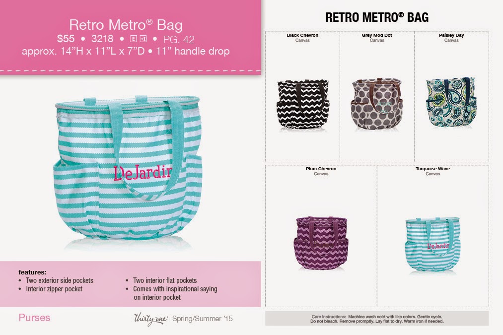 Life With Two Boys: Thirty One Gifts Retro Metro Bag Review  Giveaway