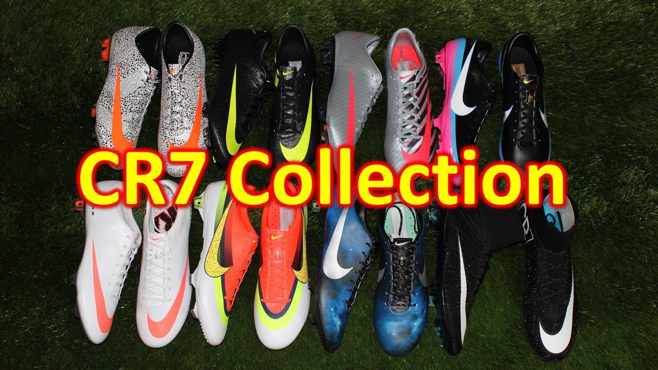 cristiano ronaldo boots collection