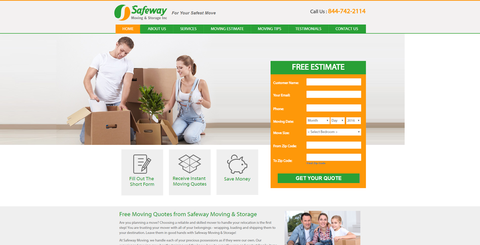 Safeway moving and storage Inc Best Movers In Orlando, Florida
