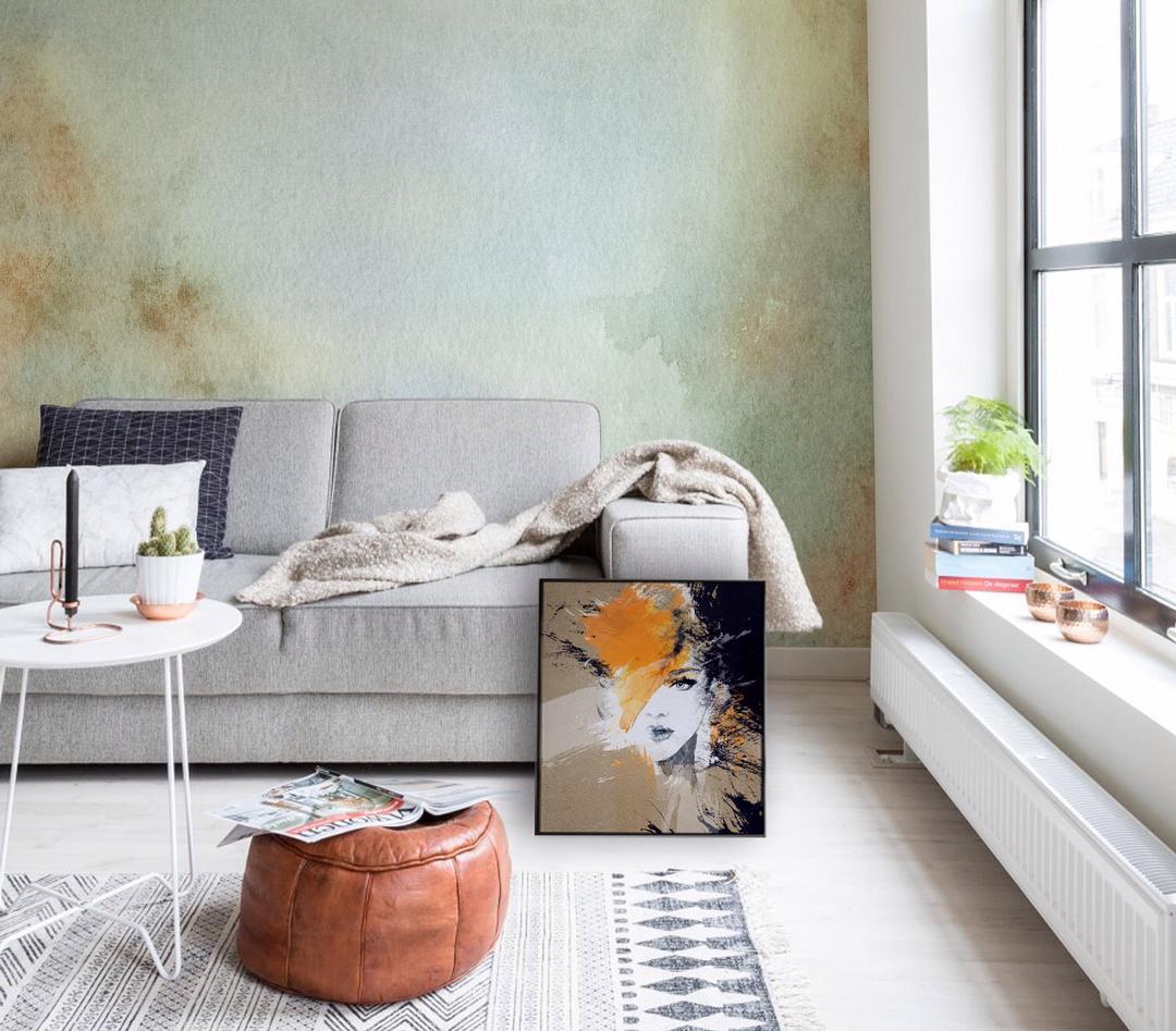 La tazzina blu: wall murals by pixers Planisfero da arredamento