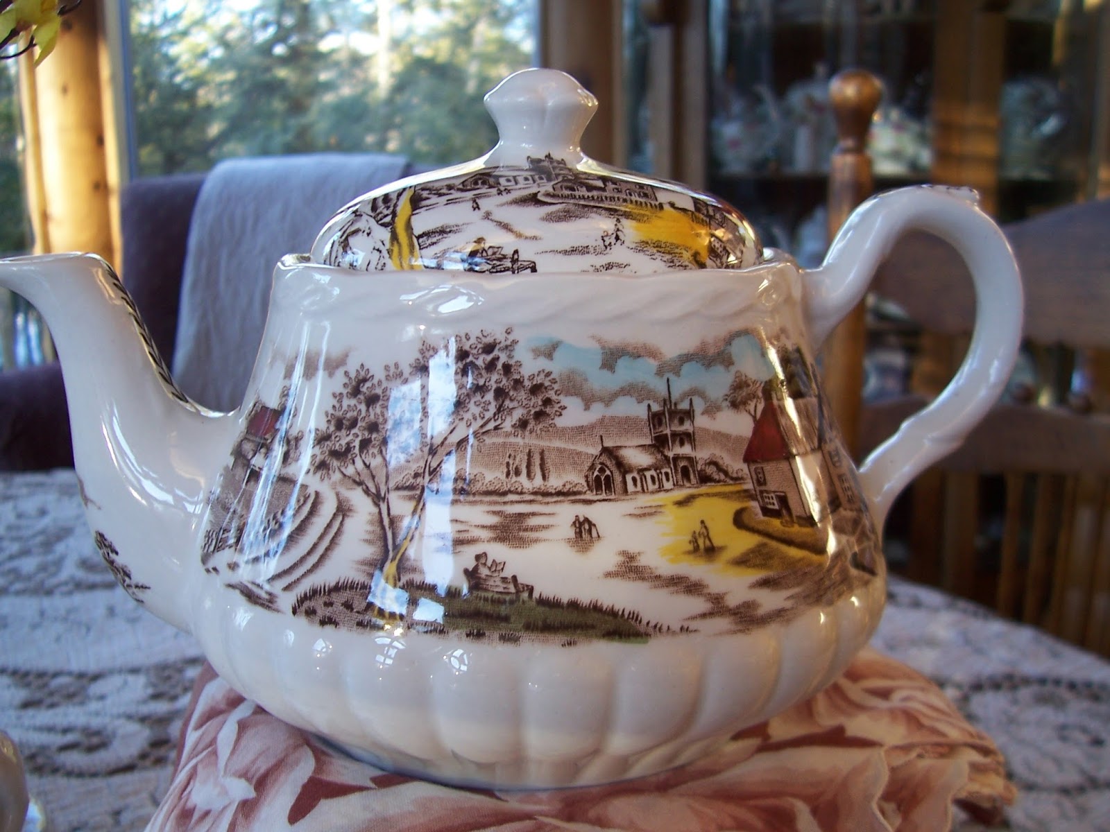 Two Cottages And Tea Sunday Morning