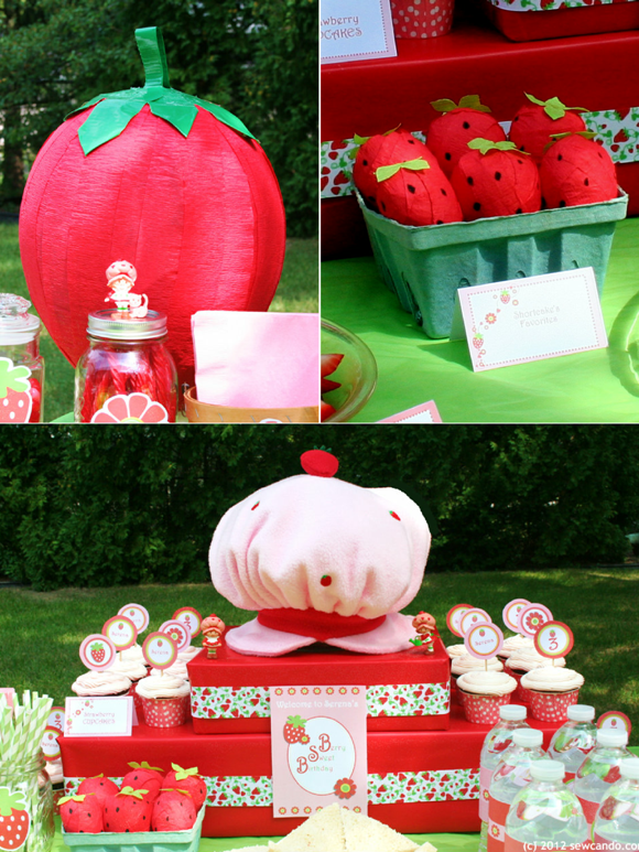 DIY Strawberry Shortcake Birthday Party Ideas Party Ideas Party