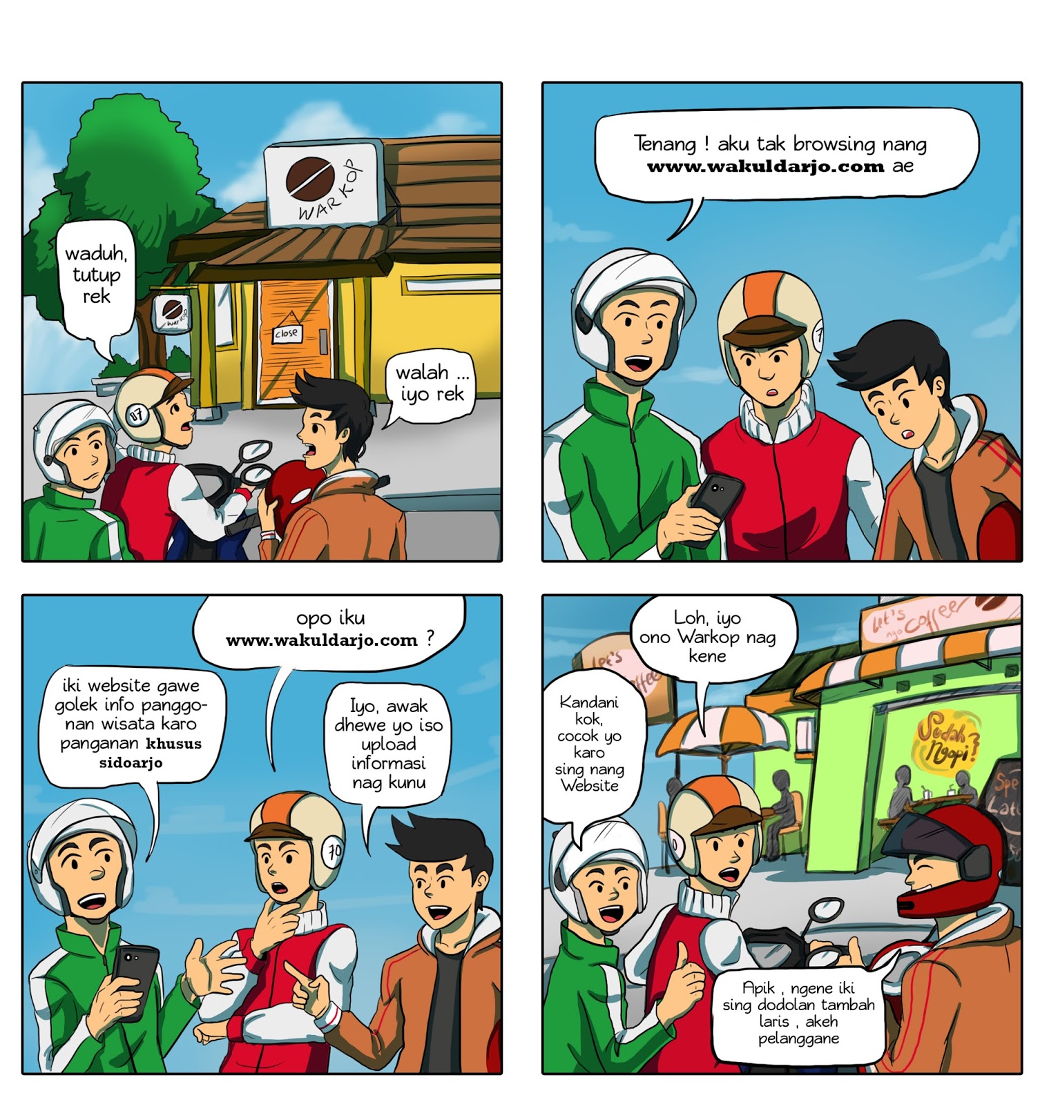 Cerita Bergambar Kartun / KOMIK STRIP | Illustrasi Kartun Murah Sidoarjo