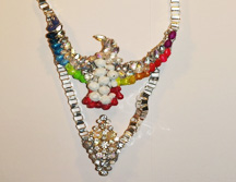 DIY phoenix necklace