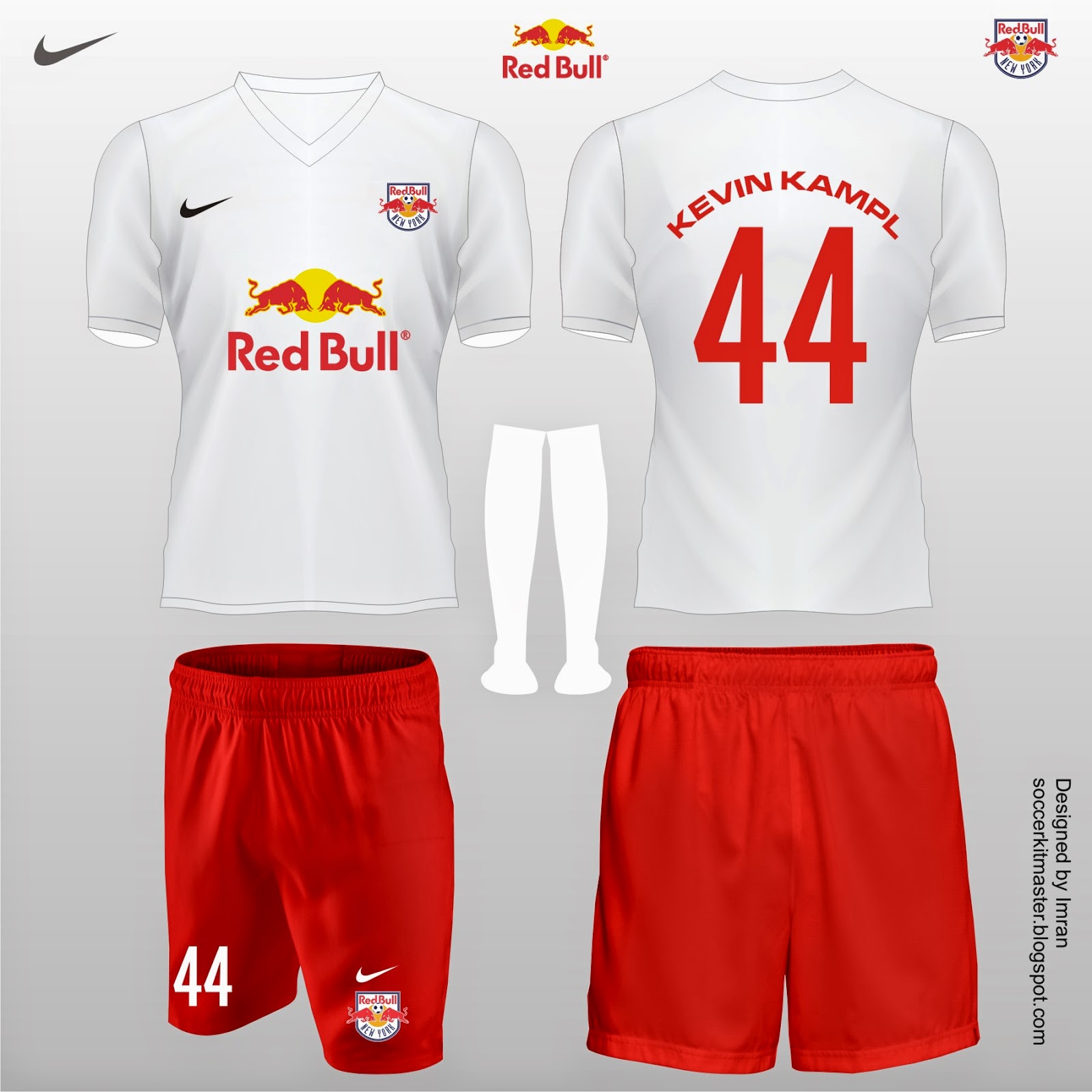 Football Kit Design Master: FC Red Bull Kit Designs