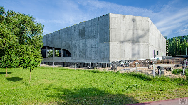 Budowa lodowiska obok hali Łuczniczka