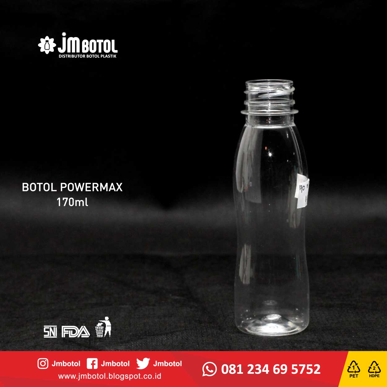 Botol Plastik Minuman 500ml
