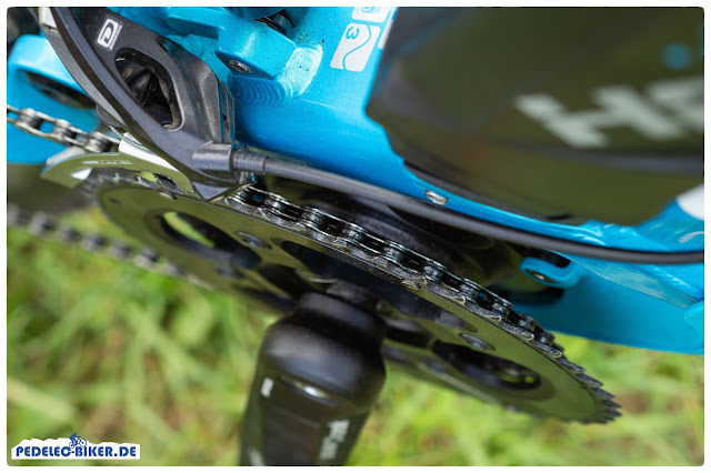 Haibike SDURO FullLife zweites Kettenblatt Durch den Yamaha PW-SE findet sich am Haibike SDURO FullLife ein zweites Kettenblatt.