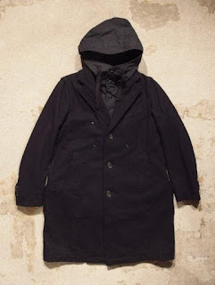 Engineered Garments & FWK by Engineered Garments "Chester Coat in Dk.Navy 20oz Melton"