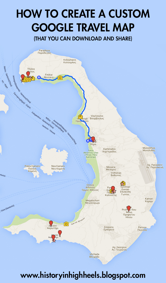 History In High Heels Creating Custom Google Maps