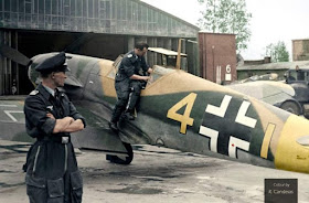 Messerschmitt Bf 109 F-4 Color photo World war II worldwartwo.filminspector.com