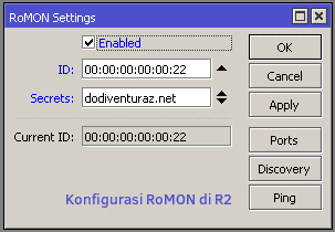 Tutorial Konfigurasi RoMON di Router Mikrotik Tutorial Konfigurasi RoMON di Router Mikrotik