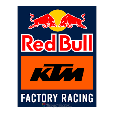 Red Bull KTM Factory Racing Logo Vector