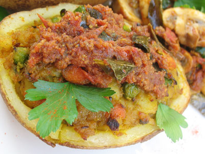 stuffed Indian potato