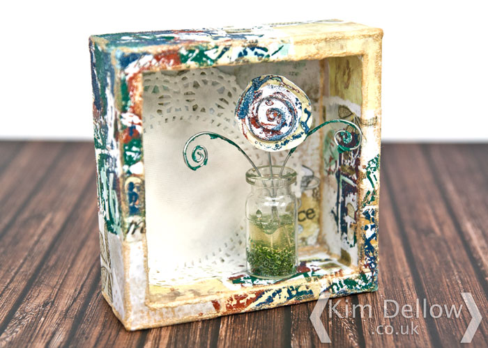 Flower in a Vase in a box by Kim Dellow