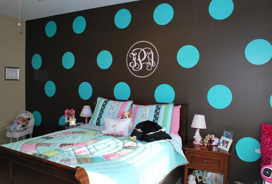 How To Paint Polka Dots On Bedroom Walls Homeebiz