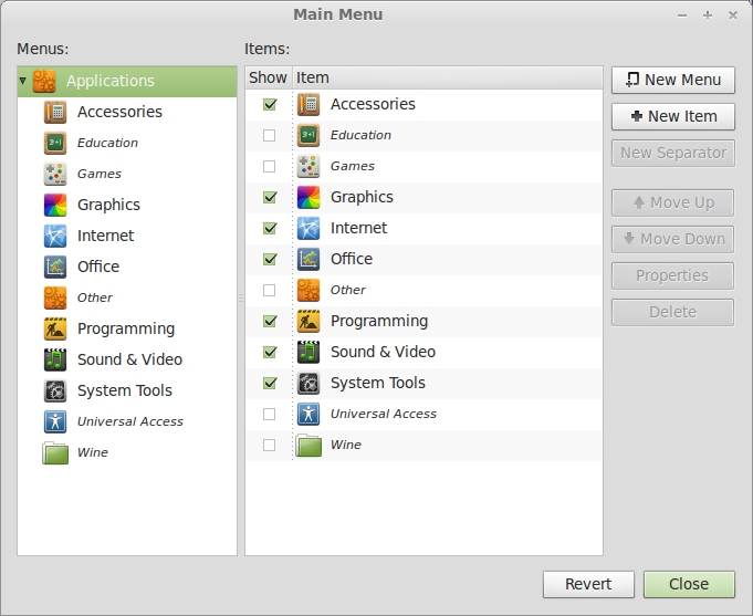 Adding an item to Linux Mint Cinnamon Menu