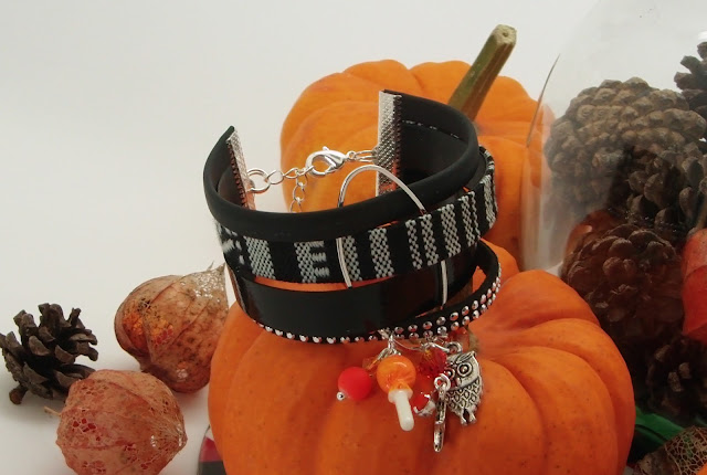 DIY, bijoux, bracelet, manchette, halloween, La Perle des Loisirs, tuto