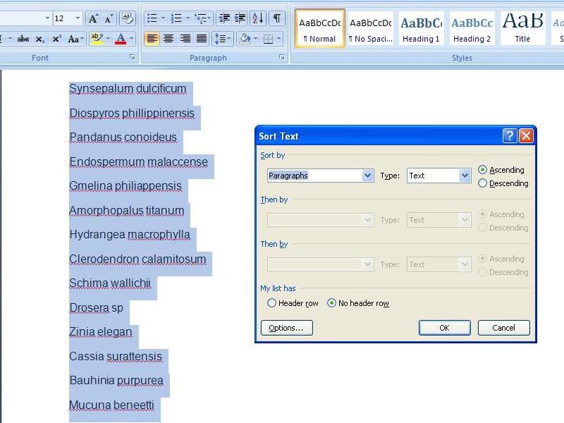 Cara Urutkan Daftar Nama Berdasar Abjad Di Microsoft Word Tutorial Gadget