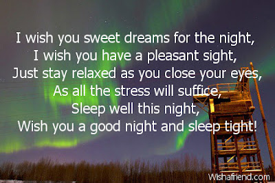 cute good night message