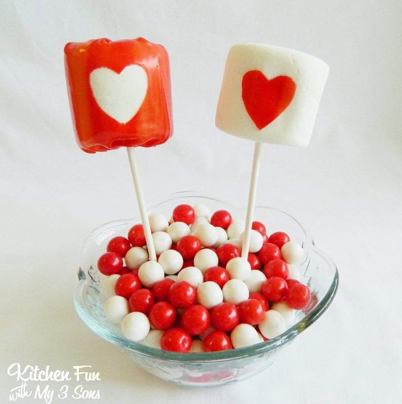 Easy Valentine Marshmallow Pops - Kitchen Fun With My 3 Sons