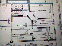 Room and Parlour selfcontain floor plan design