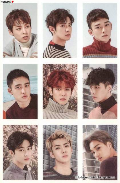 Foto baru personil EXO Foto baru personil EXO